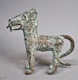 Bronze leopard of the Benin, Benin City region, Nigeria, 21st century