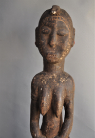 GREAT! Huge, tribally used MOSSI statue, Burkina Faso, approx. 1970