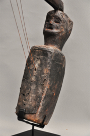 Very old used harp, NGBAKA, DR Congo, 1850-1900