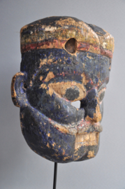 GREAT! Very old tribal Rajbhansi mask, Nepal, 1900-1920 (or older)