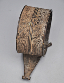 Zéér oude tribale bronzen armband vd GHAN, Burkina Faso, 1e helft 20e eeuw