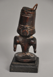 Rare! Old tobacco container, CHOKWE, DR Congo, 1900-1920