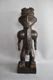 Strong ancestor statue, Songye/Tetela with Teke influence, DR Congo, ca 1950