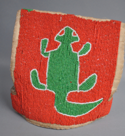 Dubbel kralenjasje voor Ibedji tweeling, Yoruba, Nigeria, 2e helft 20e eeuw