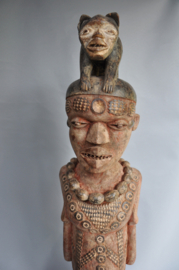 Indrukwekkend groot KUYU beeld - Congo-Brazzaville - 1960-70