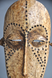 Top! Zeldzaam Lega Lukungu masker van been, DR Congo, 1900-1920