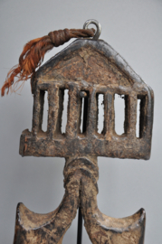 Nepalese ghurra – churning stick holder with cosmic symbolism