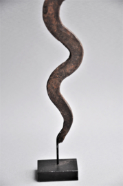 Metal snake, LOBI, Burkina Faso, ca 1960