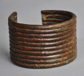 Oude bronzen armband, DR Congo, 2e helft 19e eeuw