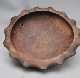 Old tribally used wooden bowl, IFUGAO, Luzon, 1st half 20th century