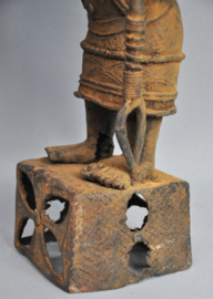 Bronze Benin warrior on base, IFE, Benin City region, Nigeria, 21st century