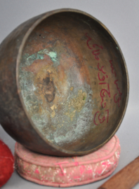 TOP! Oude Tibetaanse klankschaal, 7 metalen, Nepal, ca 1950