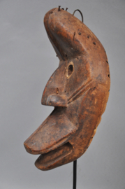 Older decorative zoomorphic mask of the DAN, Liberia, 1960-70
