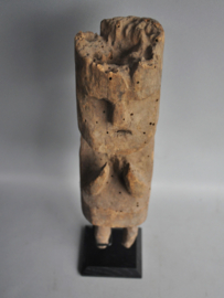 Very expressive Namaskara Mudra greeting statue, Nepal, mid 20th century