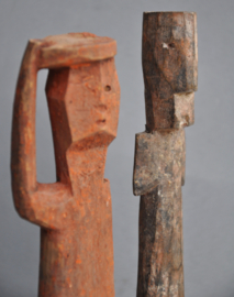 Set of 2 ADAN EWE altar figurines, Ghana, 2nd half 20th century