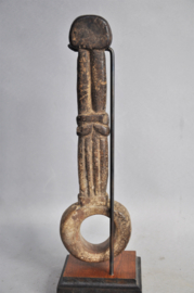 Authentic old ghurra, churning stick holder, ritual utensil
