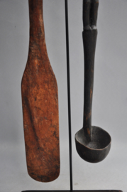 80-100 years old ritual spatula and spoon, IFUGAO, Luzon, Philippines