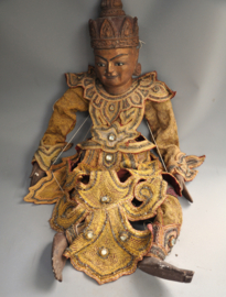 Vintage Thai puppet 95 cm – wooden head