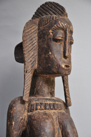 Vrouwelijk Baule voorouderbeeld -  Ivoorkust - ca 1970