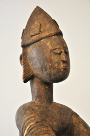 UNIQUE!! Huge wooden horse + rider, BAMBARA, nrth Mali, approx. 1950