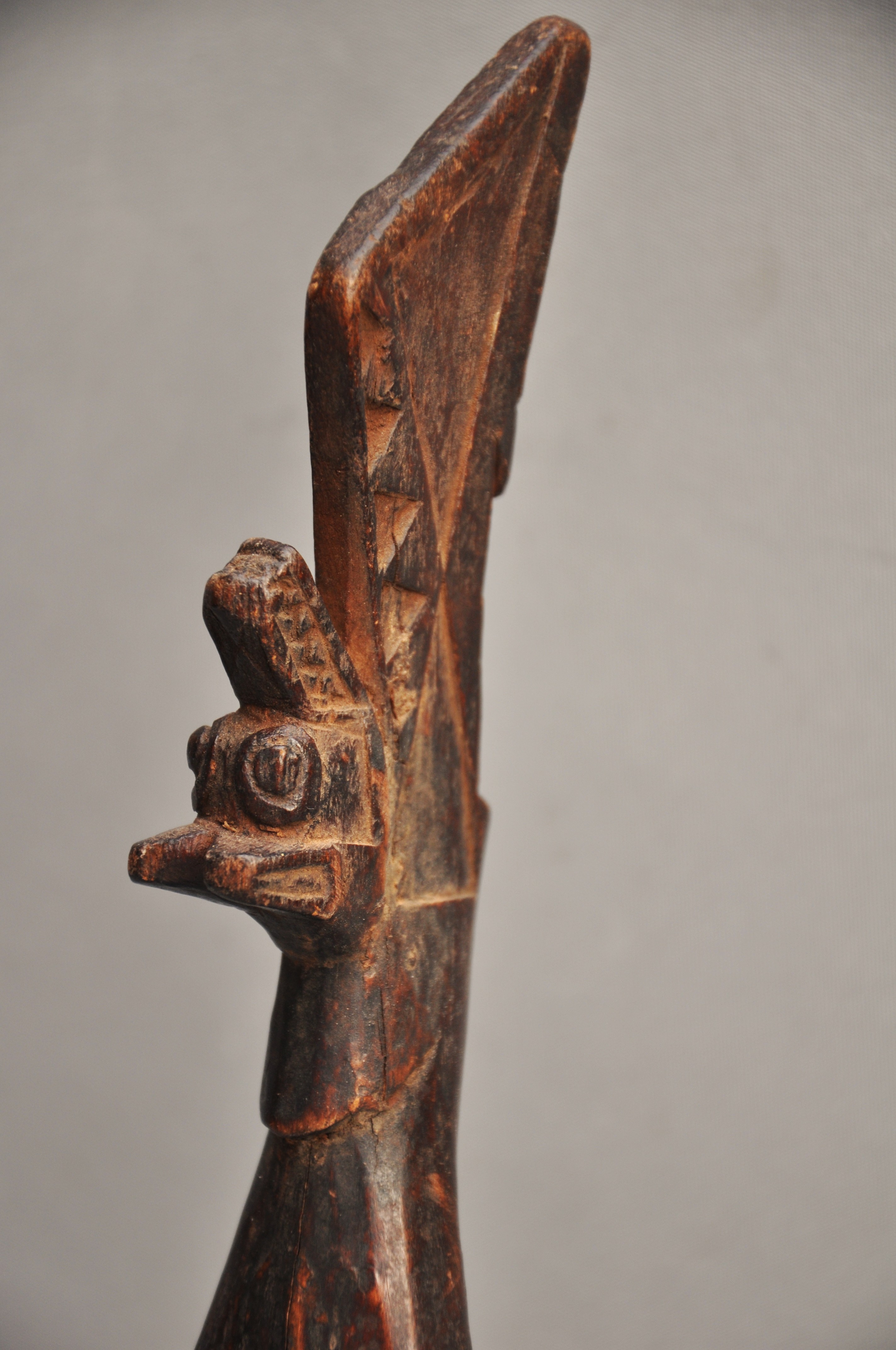 Bwa tribale katapult – 1e helft 20e eeuw – Ritueel houten kunstobject uit Burkina Faso