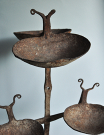 Dogon oil lamp from Mali, early 20th century - hand-forged ritual object