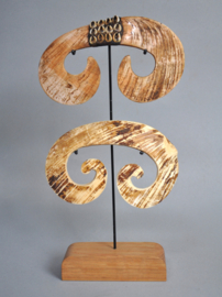 Dubbele BiPane, neusornament, ASMAT, Papoea Nieuw Guinea