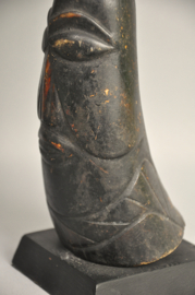 Beautifully carved animal horn, YORUBA, Nigeria, 1960-70