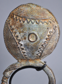 TOP! Bronzen armband vd Gan, Burkina Faso, vroeg 20e eeuw
