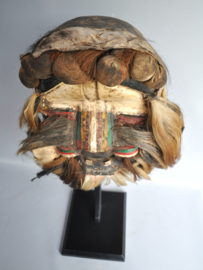 Oud oorlogsmasker, WOBE/GUERRE, Ivoorkust, 1900-1920
