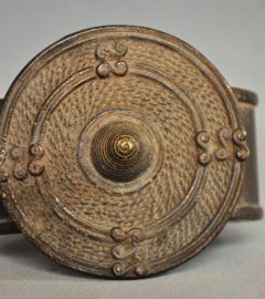 Zéér oude tribale bronzen armband vd GHAN, Burkina Faso, 1e helft 20e eeuw