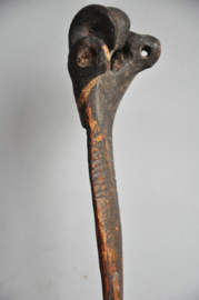 TOP!! Bone dagger of the cassowary bird, Asmat, PNG, ca 1800!!