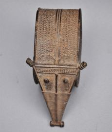 Zéér oude tribale bronzen armband vd GHAN, Burkina Faso, 1e helft 20e eeuw