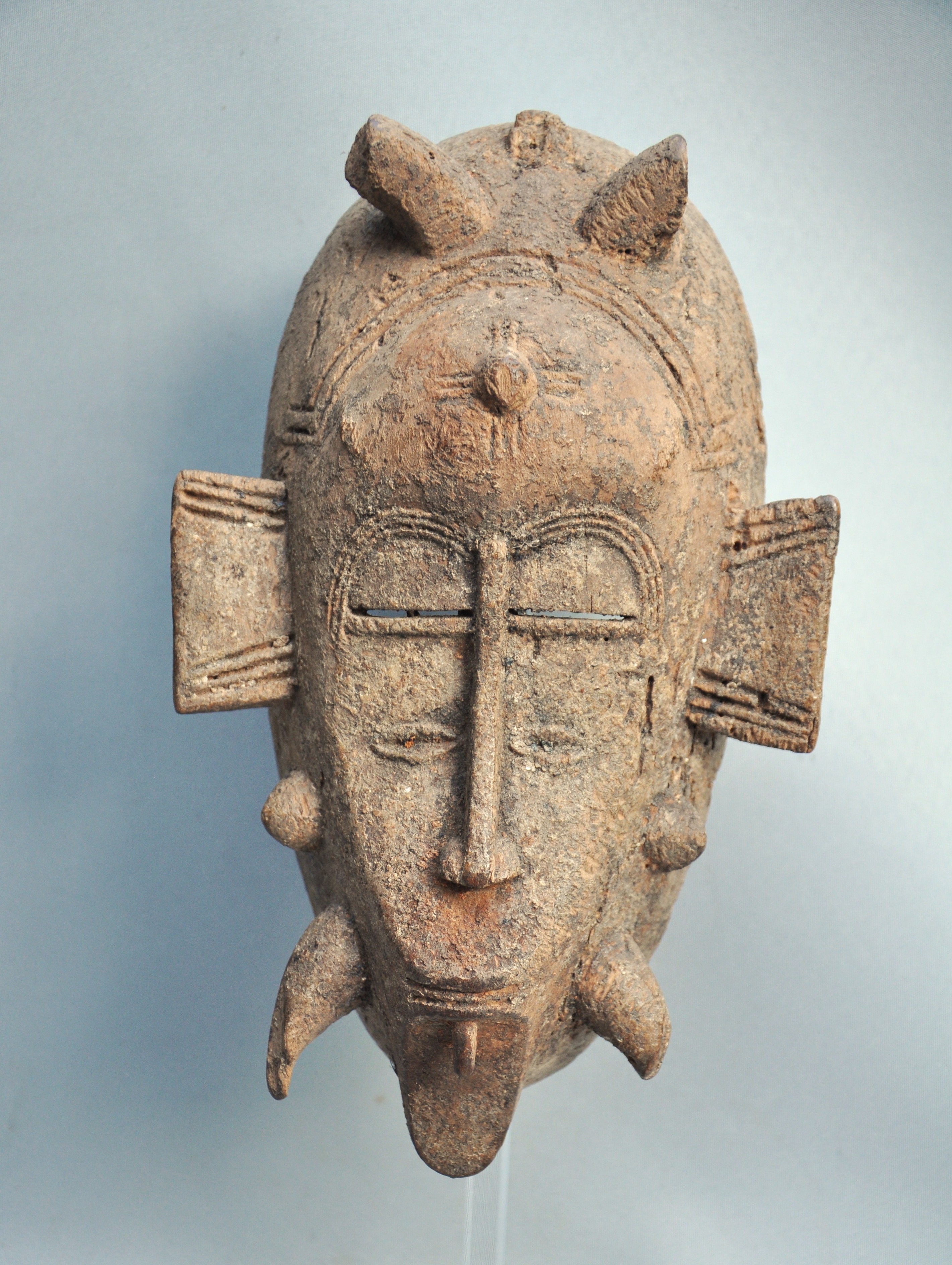 Verfijnd Kpelie masker van de Senoufo uit de Ivoorkust, 1960-70