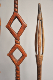 TOP! Lot of three tribal spoons from Ethiopia, early 20th century