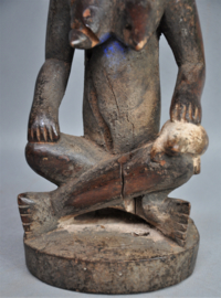 Old wooden PHEMBA statue of the YOMBE, DR Congo, 1960-70