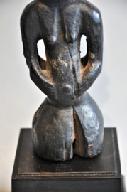 Ancient tribal Hemba, Kabeje Janus statue, DR Congo, 1920-40