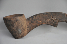 Very old carved yak butter spoon, Nepal, early 20th century