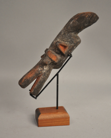 Rare! SUAGA BOR mini mask, MAMBILA, Nigeria/Cameroon, 1930-40