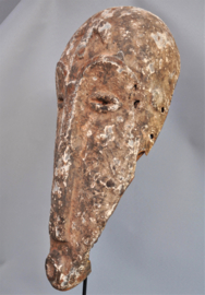 Imposing decorative Ngil mask, FANG, Gabon, ca 1950