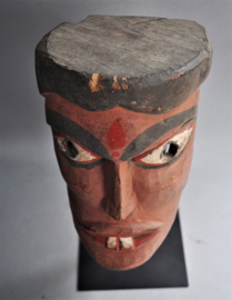 Expressief houten festival masker, West Nepal, ca 1970