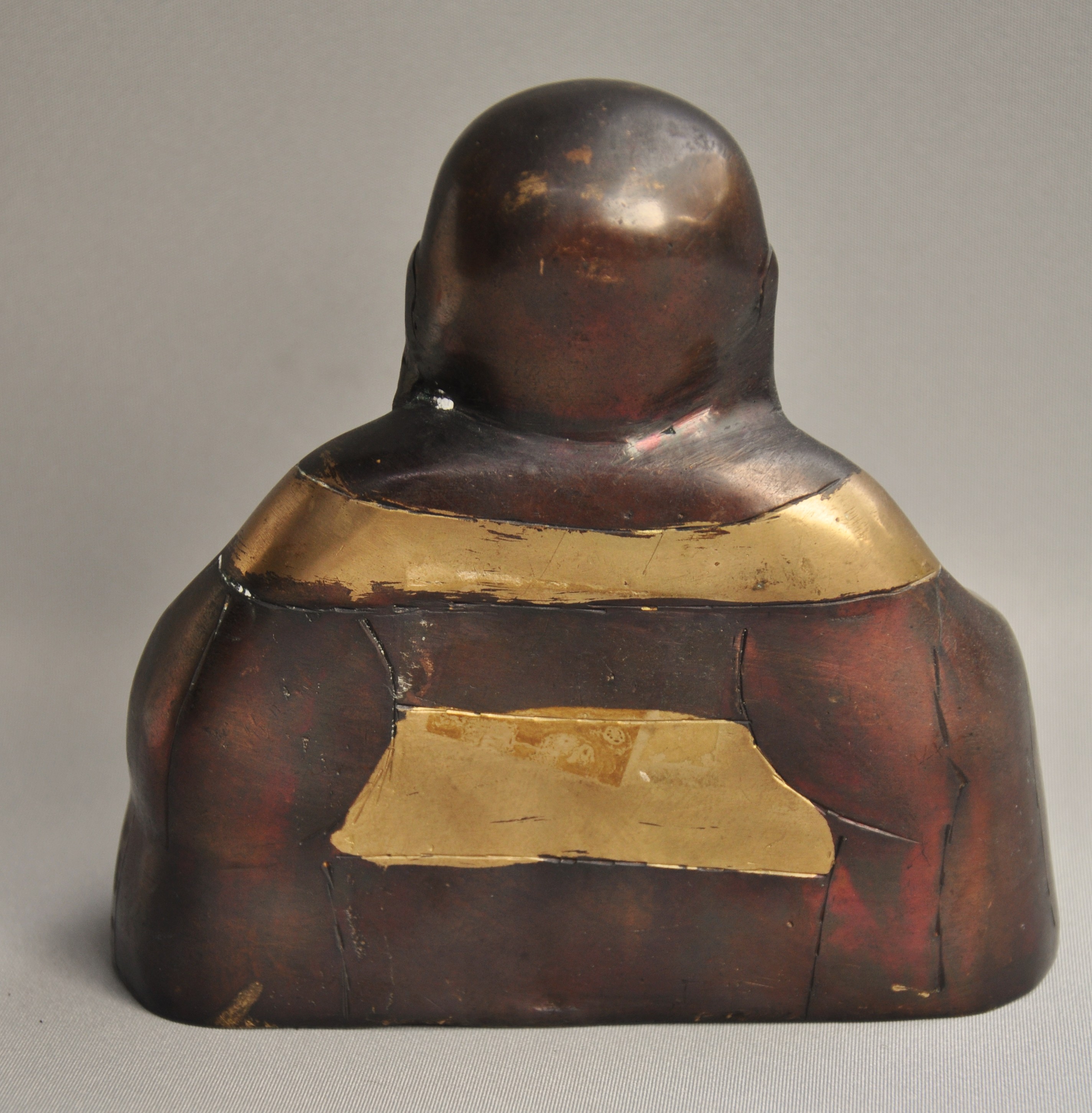 Bronzen Chinees geluksbeeld, 2e helft 20e eeuw