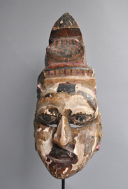 Zeldzaam Antiek Kolam-masker – Sri Lanka – ca. 1900-1920