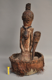 Top!! en uiterst zeldzaam!! TETALA/SONGO dorpsfetish, DR Congo, 19e eeuw