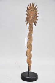 Zeldzame bronzen amulet, GAN, Burkina Faso, 1e helft 20e eeuw