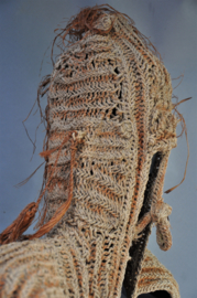 Museum stuk! JPEA pak van de ASMAT, Papoea Nieuw Guinea, 1920-1950