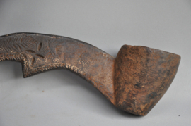 Very old carved yak butter spoon, Nepal, early 20th century