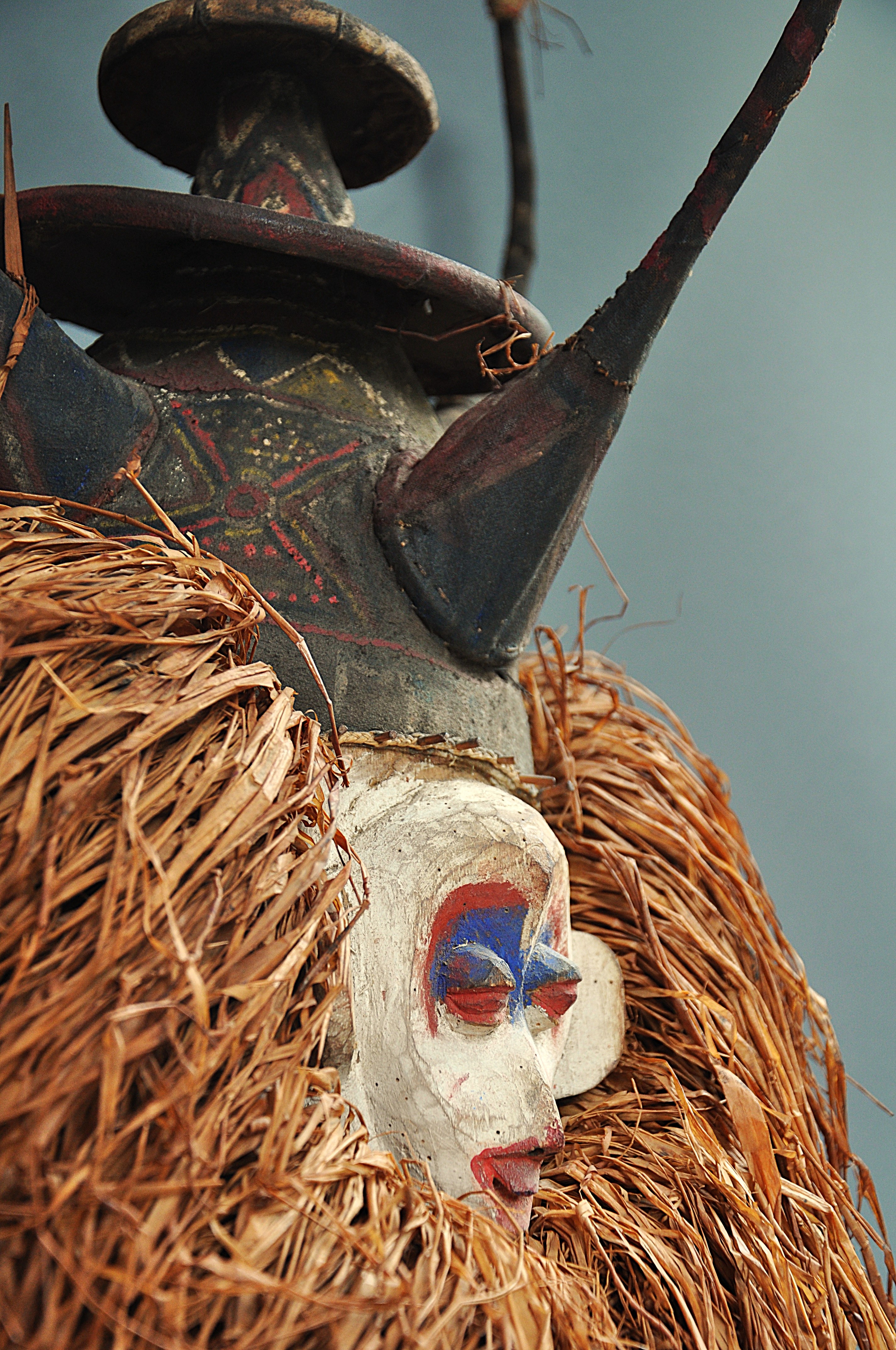 Tribaal gebruikt initiatie masker, YAKA, DR Congo, 1940-50