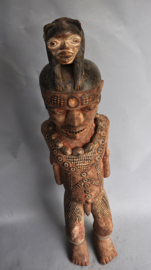 Indrukwekkend groot KUYU beeld - Congo-Brazzaville - 1960-70