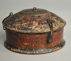 Very old jewelry box, Nepal, 19th century